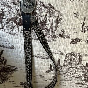 Black Studded Women's Belt